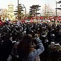 Оппозиция вышла на митинг протеста в центре Тбилиси