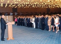 Президент Азербайджана принял участие в церемонии, посвященной 90-летнему юбилею Азербайджанской Демократической Республики