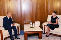 Первая леди Азербайджана встретилась с Генеральным директором ИСЕСКО