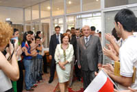 Супруга президента Польши посетила Бакинский славянский университет