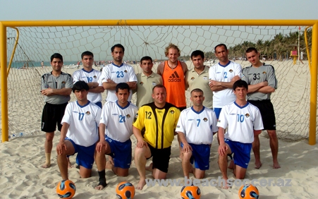 Обнародован состав сборной Азербайджана по пляжному футболу