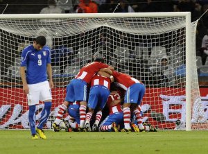 Онлайн трансляция матча Парагвай - Испания -  МАТЧ ЗАВЕРШЕН