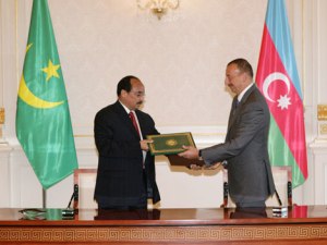 Состоялась церемония подписания азербайджано-мавританских документов - ФОТО