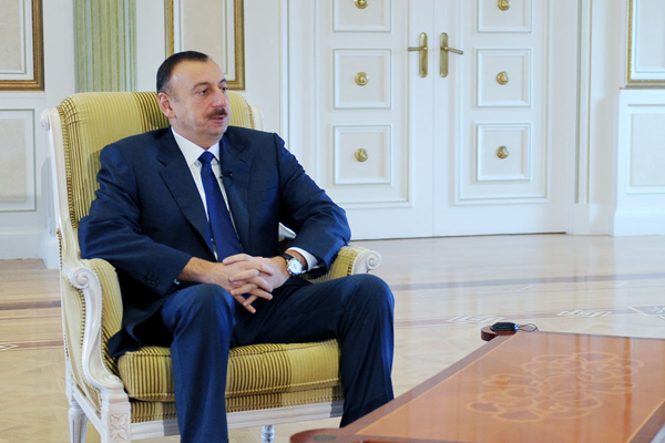 Президент Ильхам Алиев принял главу МИД Украины