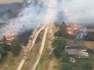 Более 800 домов сгорели в Нижегородской и Воронежской областях