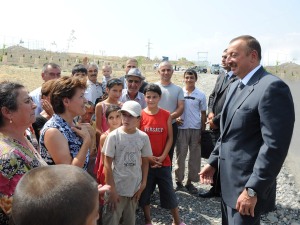 Президент Ильхам Алиев посетил северный регион Азербайджана - ФОТОРЕПОРТАЖ