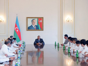 Ильхам Алиев: «В Азербайджане все ответственные за спорт структуры действуют как единый механизм, единая команда»