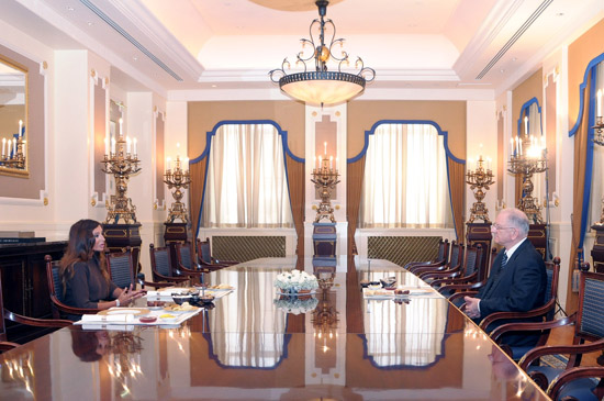 Мехрибан Алиева встретилась с ректором Билькентского университета