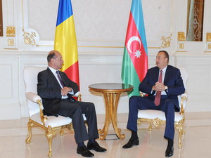 Ильхам Алиев встретился с Президентом Румынии