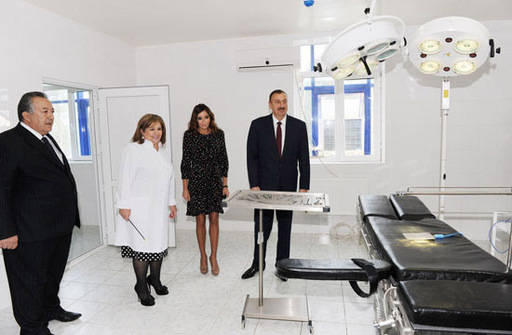 Ильхам Алиев принял участие в открытии нового здания Агдамской центральной больницы - ФОТО