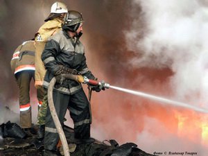 Произошел пожар в здании Национальной энциклопедии
