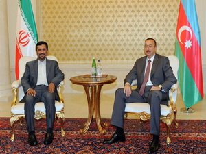 Ильхам Алиев и Махмуд Ахмадинеджад выступили с заявлением для прессы - ФОТО