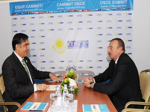 Ильхам Алиев встретился с президентом Грузии