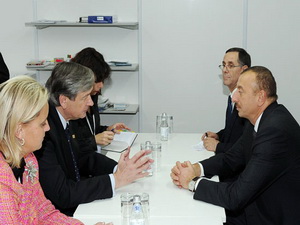 Президент Азербайджана встретился с Данило Турком