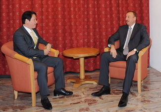 Ильхам Алиев встретился с председателем группы компаний SK Group