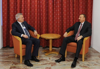 Ильхам Алиев встретился президентом российской компании LUKoil