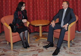 Ильхам Алиев встретился с председателем корпорации Huawei Technologies