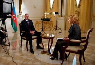 Ильхам Алиев дал интервью телерадиокомпании «Мир»