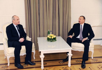 Президент Ильхам Алиев принял главу МВД Грузии
