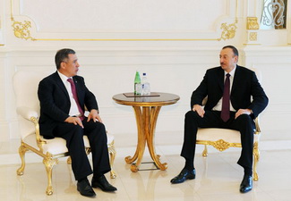 Ильхам Алиев принял президента Татарстана