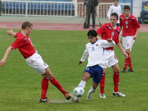 Юношеская сборная Азербайджана по футболу сыграла с Ирландией