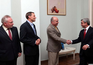 Президент Армении принял сопредседателей МГ ОБСЕ