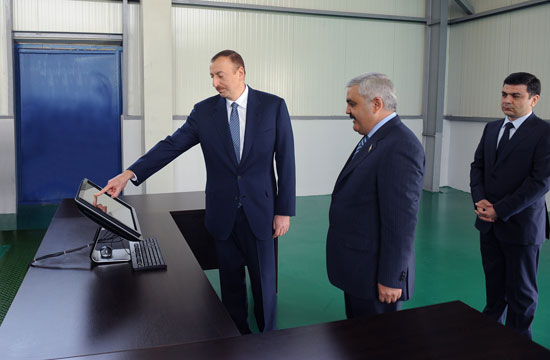 Президент Ильхам Алиев принял участие в открытии Астаринской газокомпрессорной станции - ФОТО