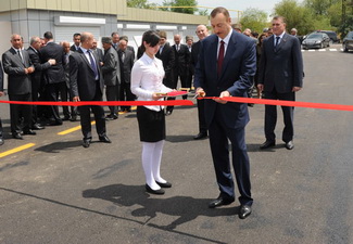 Президент Азербайджана принял участие в открытии реконструированной дороги Саатлы-Мусалы-Мезрели - ФОТО