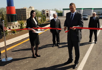 Ильхам Алиев принял участие в открытии 24,5-километрового участка автодороги Агджабеди-Гарадолаг-Кябирли - ФОТО