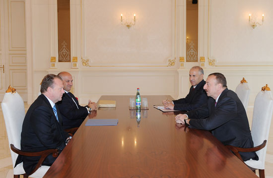 Ильхам Алиев принял делегацию во главе с президентом Международной федерации дзюдо
