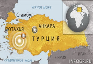Землетрясение в Турции привело к гибели 2 человек и разрушению зданий