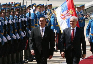 Состоялась церемония официального приветствия Ильхама Алиева в Сербии - ФОТО