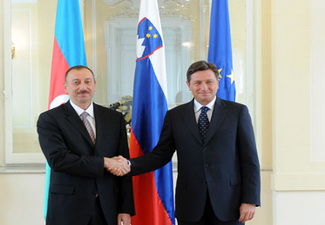 Президент Азербайджана встретился с премьер-министром Словении - ФОТО