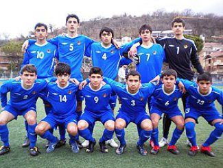 Юношеские сборные Азербайджана по футболу сыграют с Беларусью