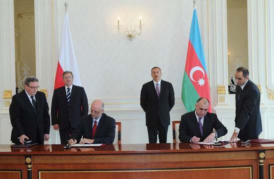 Между Азербайджаном и Польшей подписаны двусторонние документы
