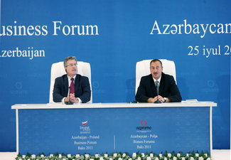 Ильхам Алиев: «Мы придаем очень большое значение развитию польско-азербайджанских связей»