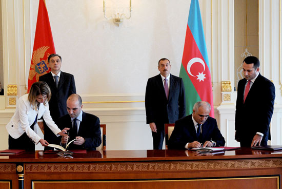 Азербайджан и Черногория подписали ряд документов - ФОТО
