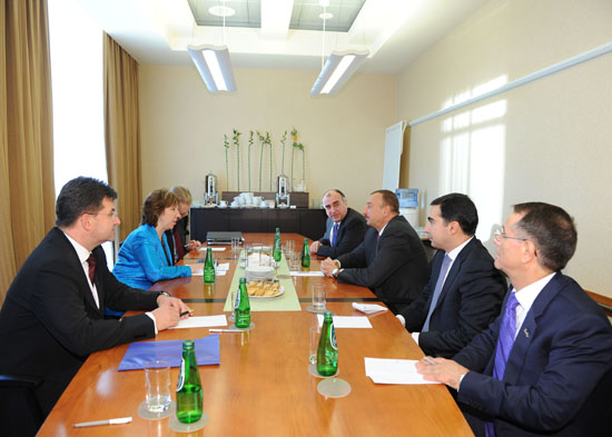 Ильхам Алиев встретился с верховным представителем Евросоюза Кетрин Эштон