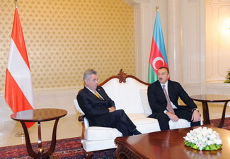 Состоялась встреча один на один президентов Азербайджана и Австрии - ФОТО