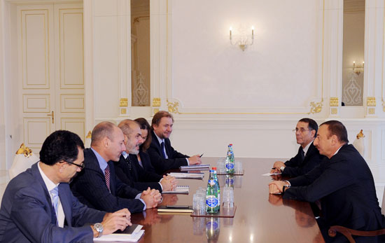 Ильхам Алиев принял делегацию во главе со специальным представителем Европейского Союза по Южному Кавказу