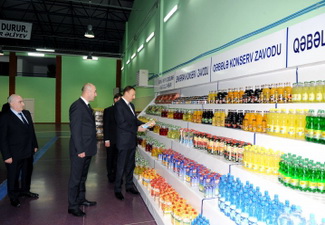 В Габале состоялось открытие завода по производству воды и лимонада - ФОТО