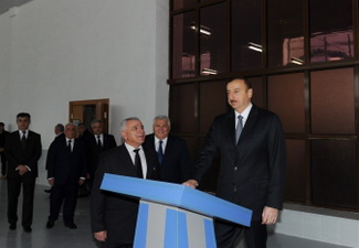 Президент Азербайджана принял участие в открытии Шекинского винного завода ООО «Агроинвестком»