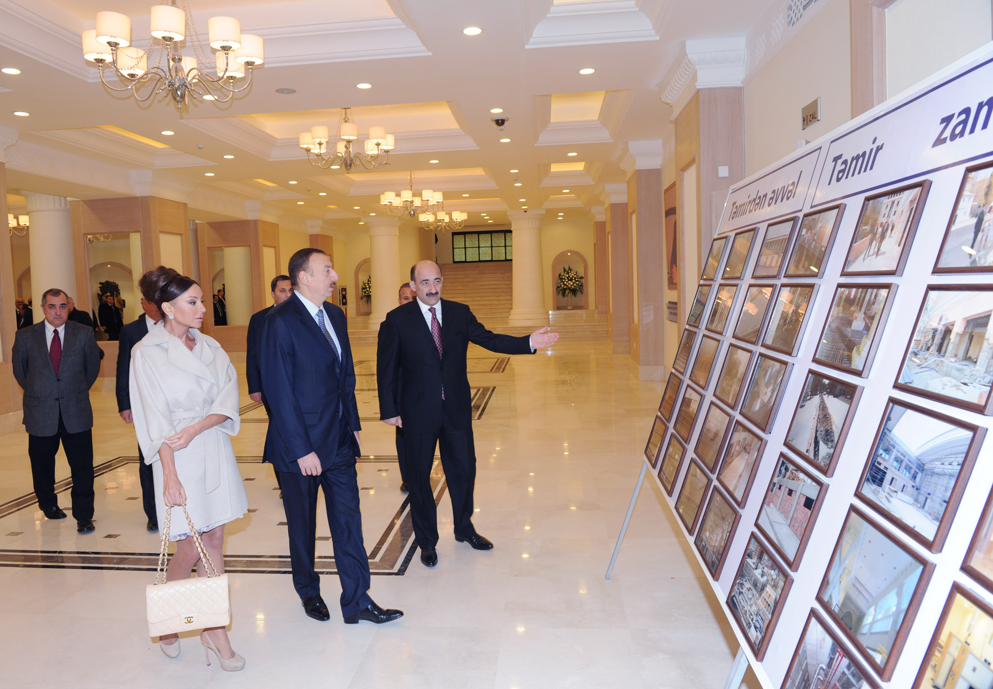 Ильхам Алиев принял участие в открытии реконструированного кинотеатра «Низами» - ФОТО