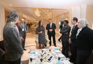 Лейла Алиева встретилась с руководителями ряда влиятельных организаций