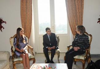 Мехрибан Алиева встретилась с супругой премьер-министра Италии - ФОТО