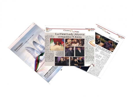 Визит Мехрибан Алиевой в Италию и Ватикан привлек внимание итальянских СМИ