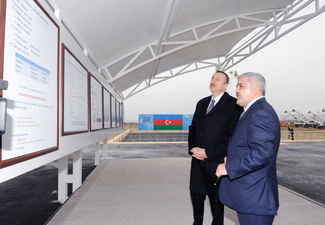 Ильхам Алиев принял участие в закладке фундамента карбамидного завода в Сумгайыте - ФОТО
