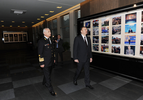 Президент Азербайджана принял участие в открытии нового здания Государственной морской администрации - ФОТО