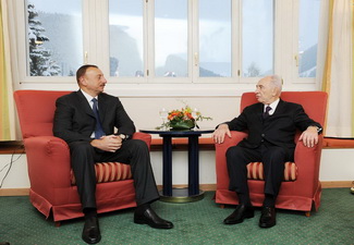 Ильхам Алиев встретился с президентом Израиля - ФОТО