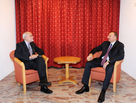 Ильхам Алиев встретился с президентом Международного Комитета Красного Креста